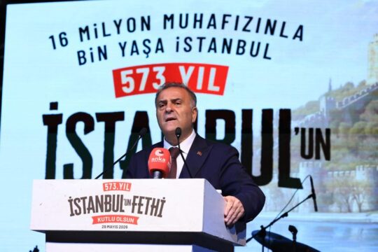İstanbul Büyükşehir Belediyesi (İBB) kutlu şehir İstanbul’un fethinin 573. Yılını