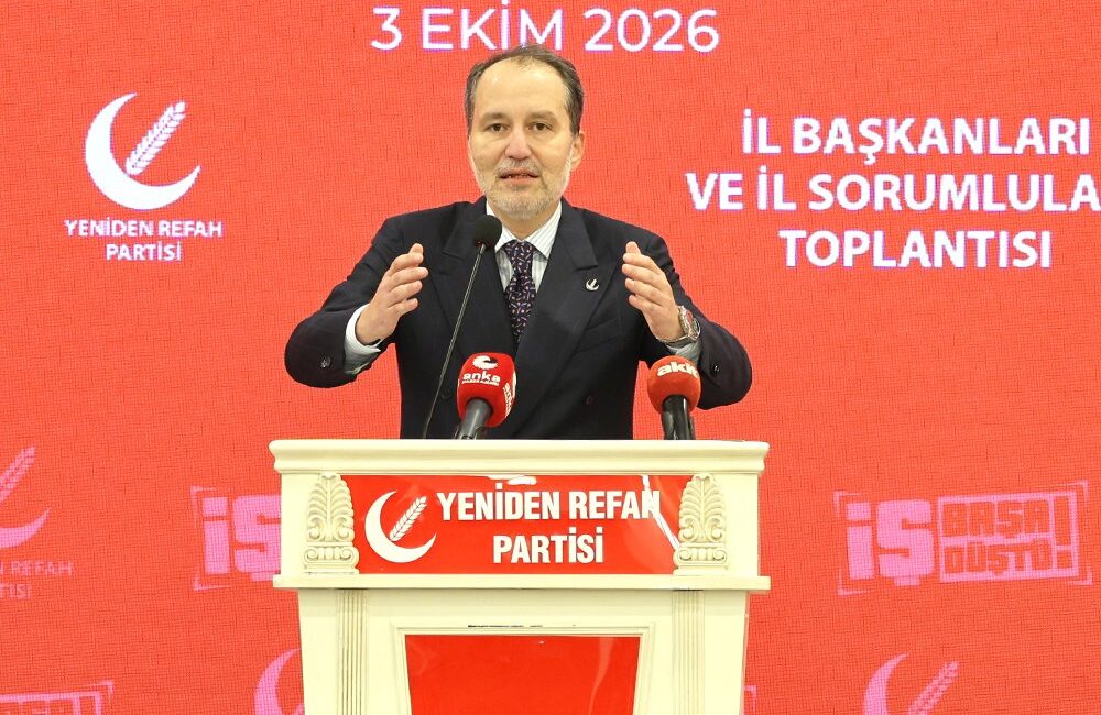 Yeniden Refah Partisi Genel Başkanı Dr.Fatih Erbakan, İl Başkanları toplantısında